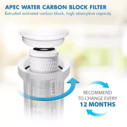 Replacement Water Filters APEC Water Systems Ultimate 10 In. Carbon Replacement Filter -Brita shop apec water systems replacement water filters 23 cab10 1f 1000