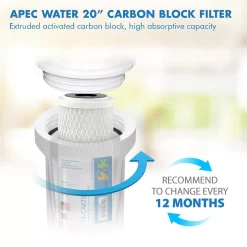 Replacement Water Filters APEC Water Systems Commercial Grade 20 In. X 2.5 In. High Capacity Carbon Pre-Filter 9 Replacement Water Filters APEC Water Systems Commercial Grade 20 In. X 2.5 In. High Capacity Carbon Pre-Filter -Brita shop apec water systems replacement water filters 23 cab20 1f 1000