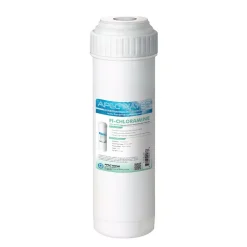 Water Filtration Systems APEC Water Systems 10 In. Replacement Filter For Chloramines And Hydrogen Sulfide Reduction To Replace Reverse Osmosis System 3rd Stage