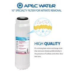Water Filtration Systems APEC Water Systems 10 In. Nitrate Reduction Water Filter Cartridge 7 Water Filtration Systems APEC Water Systems 10 In. Nitrate Reduction Water Filter Cartridge -Brita shop apec water systems replacement water filters fi nitrate 4f 1000