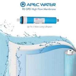Water Filtration Systems APEC Water Systems Ultimate Complete Replacement Filters For 240 GPD Premium Commercial Grade Reverse Osmosis System Complete With Membrane 10 Water Filtration Systems APEC Water Systems Ultimate Complete Replacement Filters For 240 GPD Premium Commercial Grade Reverse Osmosis System Complete With Membrane -Brita shop apec water systems replacement water filters filter max lite240 1f 1000