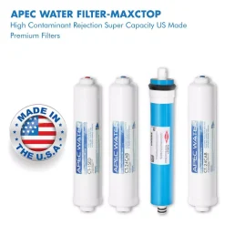 Water Filtration Systems APEC Water Systems Ultimate Complete Replacement Filter Set For RO-CTOP Countertop RO Systems -Brita shop apec water systems replacement water filters filter maxctop e1 1000