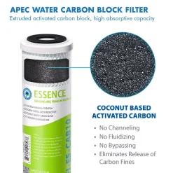 Water Filtration Systems APEC Water Systems Essence 10 In. Replacement Pre-Filter Set With PH+ Calcium Carbonate Re-Mineralization Filter For ROES-PH75 15 Water Filtration Systems APEC Water Systems Essence 10 In. Replacement Pre-Filter Set With PH+ Calcium Carbonate Re-Mineralization Filter For ROES-PH75 -Brita shop apec water systems replacement water filters filter set esph c3 1000