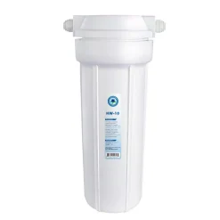 Water Filter Parts APEC Water Systems 10 In. White Industry Standard Filter Housing With 1/4 In. John Guest Quick Connect Fittings