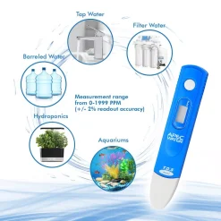 Water Filter Parts APEC Water Systems Digital TDS Meter Water Quality Tester With Carrying Case 8 Water Filter Parts APEC Water Systems Digital TDS Meter Water Quality Tester With Carrying Case -Brita shop apec water systems water filter parts tdsmeter 4f 1000