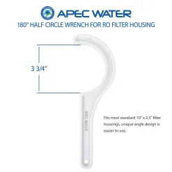 Water Filter Parts APEC Water Systems Water Filter Housing Wrench For 10 In. Industry Standard Size Under Sink Water Filtration System 5 Water Filter Parts APEC Water Systems Water Filter Housing Wrench For 10 In. Industry Standard Size Under Sink Water Filtration System -Brita shop apec water systems water filter parts wrench half c3 1000