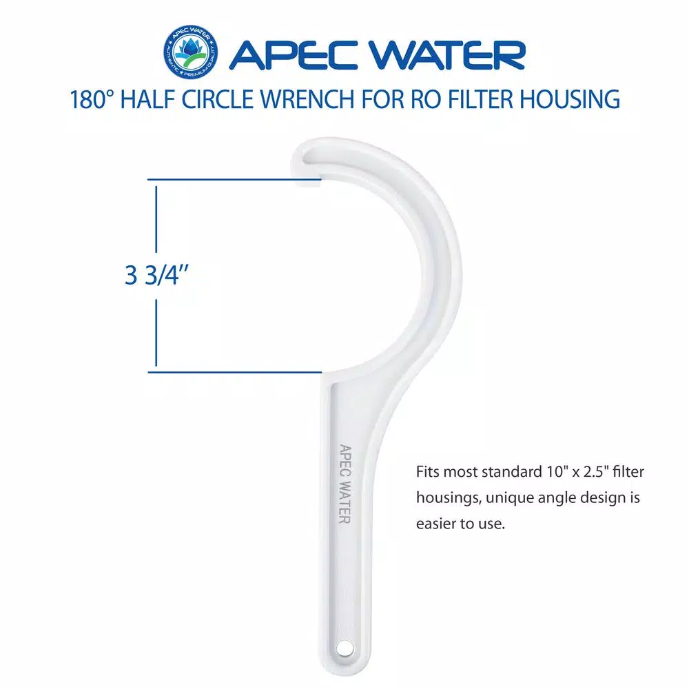 Water Filter Parts APEC Water Systems Water Filter Housing Wrench For 10 In. Industry Standard Size Under Sink Water Filtration System 4 Water Filter Parts APEC Water Systems Water Filter Housing Wrench For 10 In. Industry Standard Size Under Sink Water Filtration System - Image 2