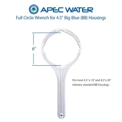 Water Filter Parts APEC Water Systems 360° Filter Housing Wrench For Whole House System With 4.5 In. Filter Cartridge -Brita shop apec water systems water filter parts wrench hb all c3 1000
