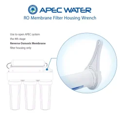 Water Filter Parts APEC Water Systems Membrane Housing Wrench For Under Sink Reverse Osmosis System 7 Water Filter Parts APEC Water Systems Membrane Housing Wrench For Under Sink Reverse Osmosis System -Brita shop apec water systems water filter parts wrench mem c3 1000