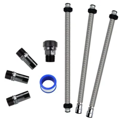 Water Softeners APEC Water Systems APEC Whole House System Dual Tank Installation Kit For Water Filter And Water Softener Combo System