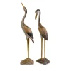 Sculptures IMAX Reeds Wood Cranes (Set Of 2) 1 Sculptures IMAX Reeds Wood Cranes (Set Of 2) -Brita shop beige imax sculptures 50894 2 64 1000