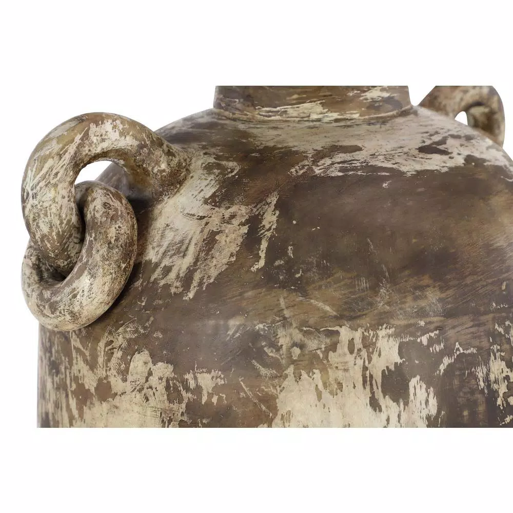 Vases LITTON LANE Distressed Beige And Brown Amphora-Style Ceramic Decorative Vase 7 Vases LITTON LANE Distressed Beige And Brown Amphora-Style Ceramic Decorative Vase - Image 5