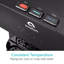 Water Dispensers Avalon A5BLK Self Cleaning Bottleless Water Cooler Dispenser, UL/NSF/Energy Star, Black Stainless Steel -Brita shop black avalon water coolers a5blk fa 1000