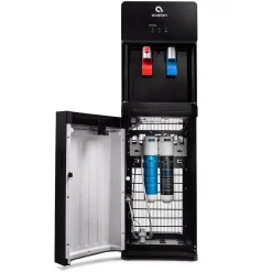 Water Dispensers Avalon Self-Cleaning Touchless Bottle-Less Water Cooler Dispenser With Hot/Cold Water, Child Lock, NSF/UL/ENERGY STAR, Black -Brita shop black avalon water coolers a7bottlelessblk 77 1000