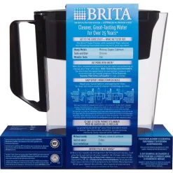 Water Filter Pitchers Brita SOHO 5-Cup Small Water Filter Pitcher In Black, BPA Free 19 Water Filter Pitchers Brita SOHO 5-Cup Small Water Filter Pitcher In Black, BPA Free -Brita shop black brita water filter pitchers 6025836093 4f 1000