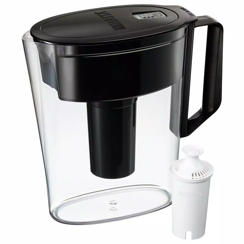 Water Filter Pitchers Brita SOHO 5-Cup Small Water Filter Pitcher In Black, BPA Free 3 Water Filter Pitchers Brita SOHO 5-Cup Small Water Filter Pitcher In Black, BPA Free