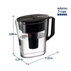 Water Filter Pitchers Brita SOHO 5-Cup Small Water Filter Pitcher In Black, BPA Free 17 Water Filter Pitchers Brita SOHO 5-Cup Small Water Filter Pitcher In Black, BPA Free -Brita shop black brita water filter pitchers 6025836093 66 1000