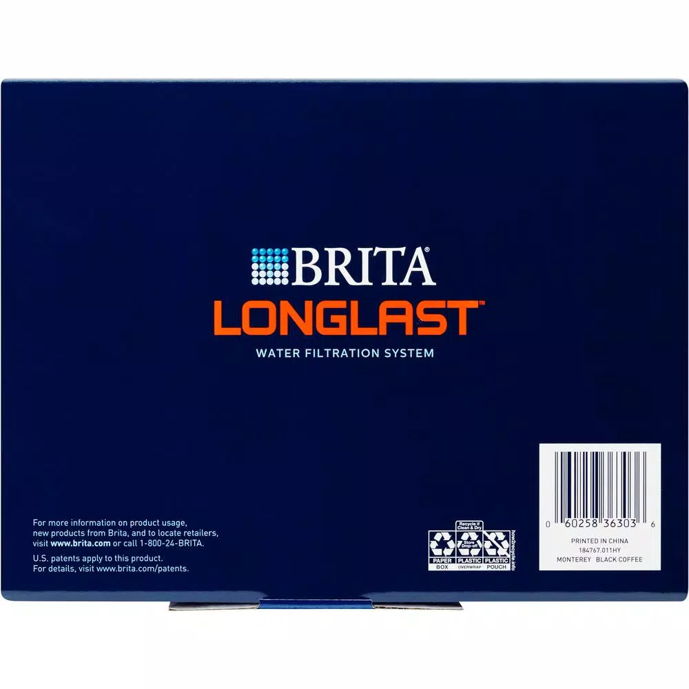 Water Filter Pitchers Brita Monterey 10-Cup Water Filter Pitcher In Black With Longlast Water Filter, BPA Free 14 Water Filter Pitchers Brita Monterey 10-Cup Water Filter Pitcher In Black With Longlast Water Filter, BPA Free - Image 12