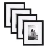 Picture Frames DesignOvation Gallery 8 In. X 10 In. Matted To 5 In. X 7 In. Black Picture Frame (Set Of 4) 1 Picture Frames DesignOvation Gallery 8 In. X 10 In. Matted To 5 In. X 7 In. Black Picture Frame (Set Of 4) -Brita shop black designovation picture frames 209131 64 1000