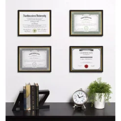 DesignOvation Corporate Document 8.5 In. X 11 In. Black Picture Frames (Set Of 12) -Brita shop black designovation picture frames 211520 31 1000