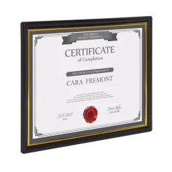 DesignOvation Corporate Document 8.5 In. X 11 In. Black Picture Frames (Set Of 12) -Brita shop black designovation picture frames 211520 4f 1000