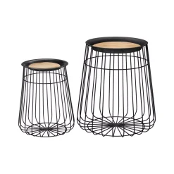 Storage Baskets Home Decorators Collection Round Black Metal Decorative Basket With Wood Lid (Set Of 2) 12 Storage Baskets Home Decorators Collection Round Black Metal Decorative Basket With Wood Lid (Set Of 2) -Brita shop black home decorators collection storage baskets 12276hd 66 1000
