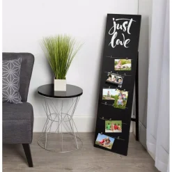 Picture Frames Kate And Laurel Erikson 12 In. X 48 In. Black Collage Picture Frame -Brita shop black kate and laurel picture frames 212181 44 1000