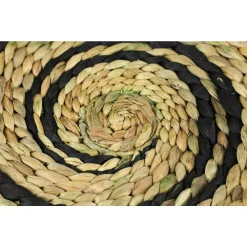 Decorative Trays LITTON LANE Rustic Natural And Black Spiral Design Circular Wicker Trays (Set Of 3) 10 Decorative Trays LITTON LANE Rustic Natural And Black Spiral Design Circular Wicker Trays (Set Of 3) -Brita shop black litton lane decorative trays 99889 1f 1000
