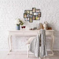 Picture Frames Lavish Home 12-Opening 4 In. X 6 In. Black Picture Frame Collage -Brita shop black matt lavish home picture frames hw0200067 1f 1000