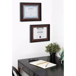 DesignOvation LeMans 8.5 In. X 11 In. Black/Walnut Brown Picture Frames (Set Of 4) 13 DesignOvation LeMans 8.5 In. X 11 In. Black/Walnut Brown Picture Frames (Set Of 4) -Brita shop black walnut brown designovation picture frames 217672 31 1000