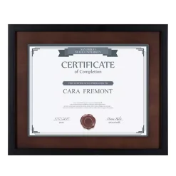 DesignOvation LeMans 8.5 In. X 11 In. Black/Walnut Brown Picture Frames (Set Of 4) 10 DesignOvation LeMans 8.5 In. X 11 In. Black/Walnut Brown Picture Frames (Set Of 4) -Brita shop black walnut brown designovation picture frames 217672 4f 1000