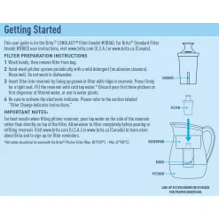 Water Filter Pitchers Brita Monterey 10-Cup Water Filter Pitcher In Blue With Longlast Filter, BPA Free -Brita shop blue brita water filter pitchers 6025836304 66 1000