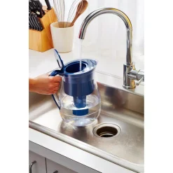 Water Filter Pitchers Brita Monterey 10-Cup Water Filter Pitcher In Blue With Longlast Filter, BPA Free -Brita shop blue brita water filter pitchers 6025836304 a0 1000
