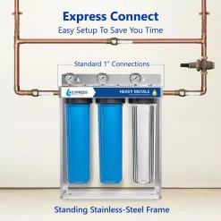 Water Filtration Systems Express Water Express Water 3 Stage Whole House Water Filtration System – Sediment, KDF, Carbon – Includes Pressure Gauges And More 12 Water Filtration Systems Express Water Express Water 3 Stage Whole House Water Filtration System – Sediment, KDF, Carbon – Includes Pressure Gauges And More -Brita shop blue express water whole house water filters wh300scks a0 1000