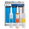 Water Filtration Systems Express Water Express Water 3 Stage Whole House Water Filtration System – Sediment, PHO, Carbon – Includes Pressure Gauges And More -Brita shop blue express water whole house water filters wh300scps 64 1000