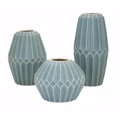 Vases IMAX Asher Blue Medium Vase 5 Vases IMAX Asher Blue Medium Vase -Brita shop blue imax vases 13634 c3 1000