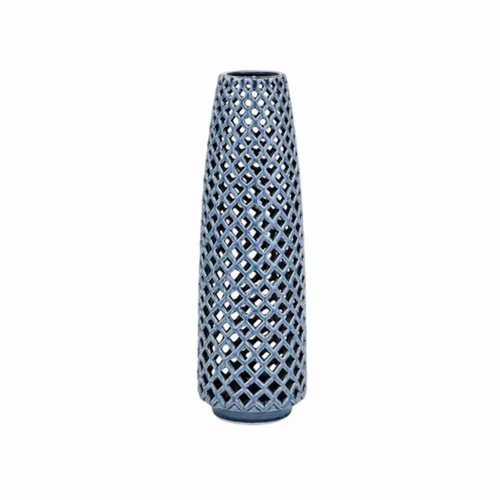 Vases IMAX Nasrin Blue Medium Vase 3 Vases IMAX Nasrin Blue Medium Vase