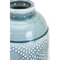 Vases IMAX Felix Ceramic Blue Medium Vase 7 Vases IMAX Felix Ceramic Blue Medium Vase -Brita shop blue imax vases 32137 4f 1000