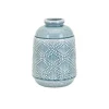 Vases IMAX Felix Ceramic Blue Medium Vase -Brita shop blue imax vases 32137 64 1000
