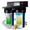 Water Filtration Systems ISPRING 10 In. X 4.5 In. Heavy Duty 2-Stage Undersink Water Filtration System With Premium Carbon Filter And Direct Connect Hose -Brita shop blue ispring under sink water filters us21b 64 1000