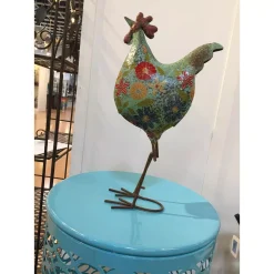 Sculptures LITTON LANE 17 In. Colorful Rooster Decorative Figurine 10 Sculptures LITTON LANE 17 In. Colorful Rooster Decorative Figurine -Brita shop blue litton lane sculptures 55233 1f 1000