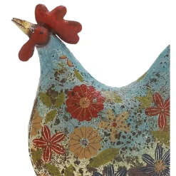 Sculptures LITTON LANE 17 In. Colorful Rooster Decorative Figurine 9 Sculptures LITTON LANE 17 In. Colorful Rooster Decorative Figurine -Brita shop blue litton lane sculptures 55233 4f 1000