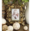 Picture Frames LITTON LANE Rustic 1-Opening Bronze Scrollwork Photo Frames (Set Of 2)