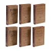 Storage Baskets A & B Home Classic Vintage 5.5 In. Brown Book Box (Set Of 3) -Brita shop brown a b home storage baskets 36500 64 1000