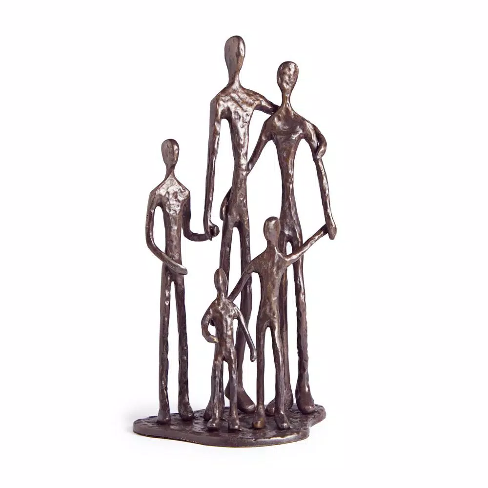 Sculptures DANYA B Family Of Five Bronze Sculpture 4 Sculptures DANYA B Family Of Five Bronze Sculpture - Image 2