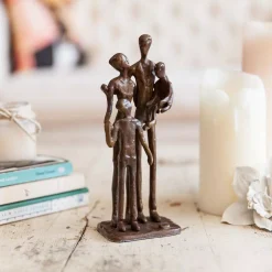 Sculptures DANYA B Family Of Four Bronze Sculpture