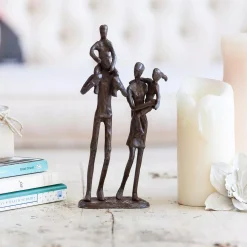 Sculptures DANYA B Parents Carrying Children Bronze Sculpture 7 Sculptures DANYA B Parents Carrying Children Bronze Sculpture -Brita shop brown danya b sculptures zd12060 4f 1000