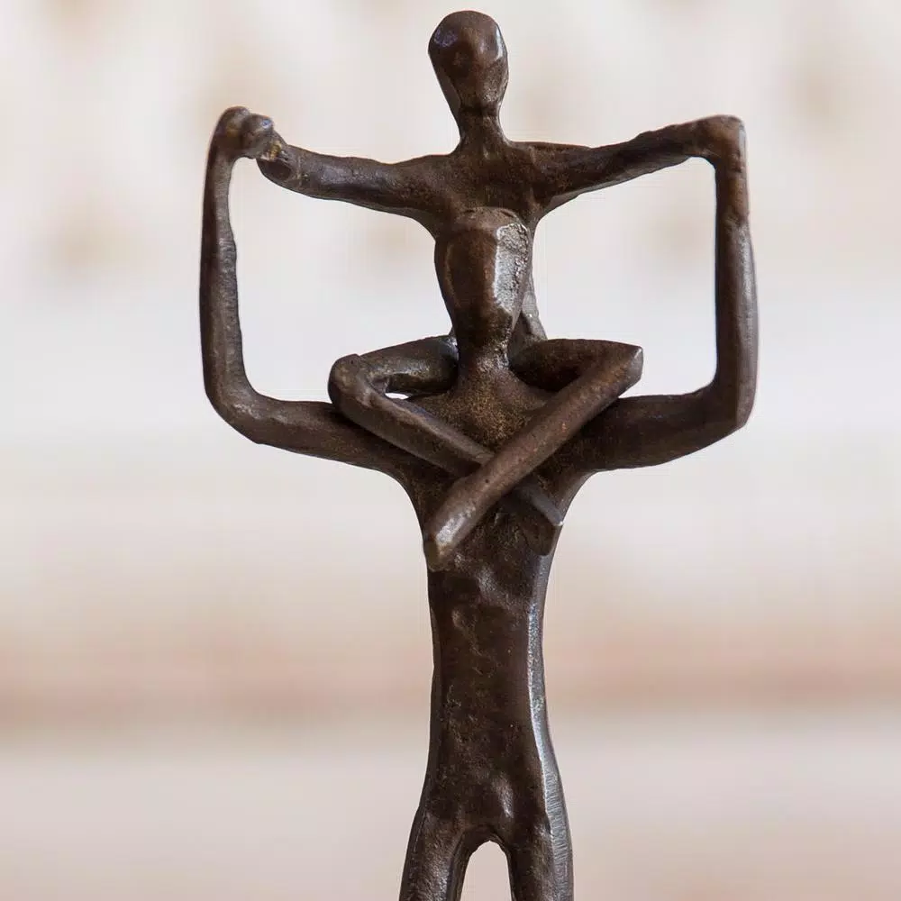 Sculptures DANYA B Proud Father With Child Bronze Sculpture 5 Sculptures DANYA B Proud Father With Child Bronze Sculpture - Image 3