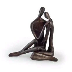 Sculptures DANYA B Couple Embracing Cast Bronze Sculpture -Brita shop brown danya b sculptures zd6786 4f 1000