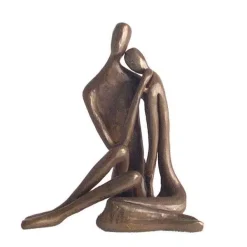 Sculptures DANYA B Couple Embracing Cast Bronze Sculpture -Brita shop brown danya b sculptures zd6786 c3 1000